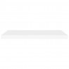 Prateleiras parede suspensas 2 pcs 80x23.5x3.8cm MDF branco 5