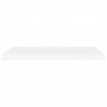 Prateleiras parede suspensas 4 pcs 80x23.5x3.8cm MDF branco 5