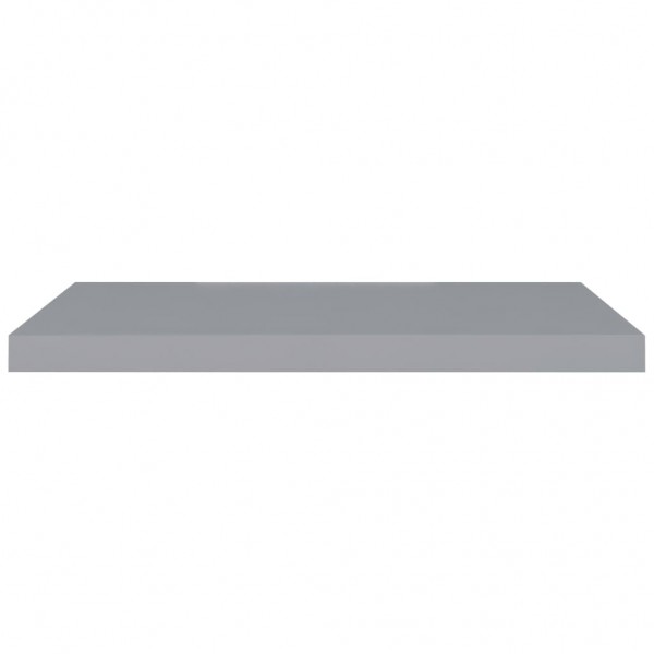 Estante flotante de pared MDF gris 80x23.5x3.8 cm M 4