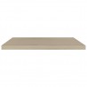 Estante flotante de pared MDF color roble 80x23.5x3.8 cm 3
