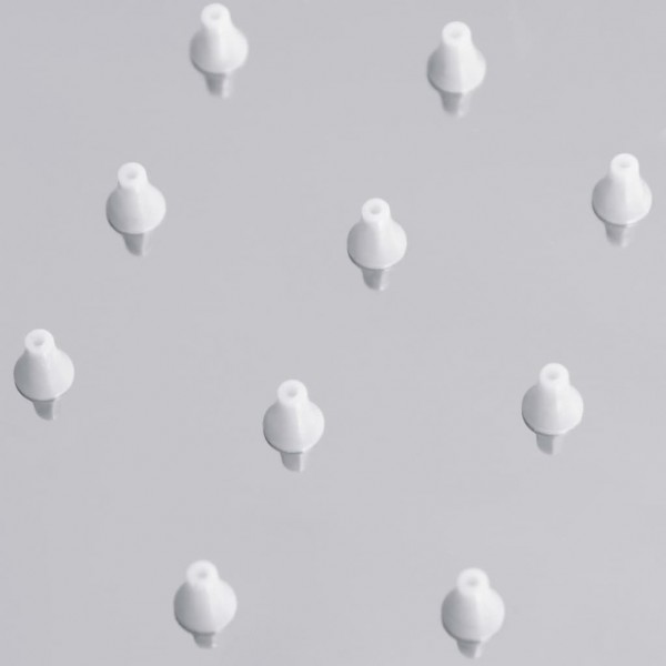 Cabezal de ducha cuadrado efecto lluvia acero inox 304 30x30 cm M 2