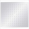 Cabezal de ducha cuadrado efecto lluvia acero inox 304 30x30 cm 4