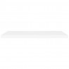 Estante flotante de pared MDF blanco 90x23.5x3.8 cm 5