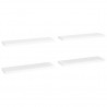 Estantes flotantes de pared 4 uds MDF blanco 90x23.5x3.8 cm 2