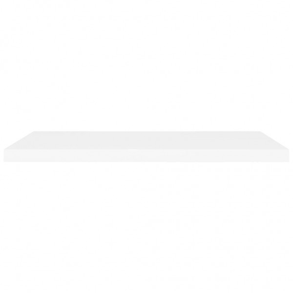 Prateleiras parede suspensas 4 pcs 90x23.5x3.8cm MDF branco M 5