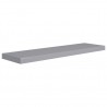 Estantes flotantes de pared 4 uds MDF gris 90x23.5x3.8 cm 4