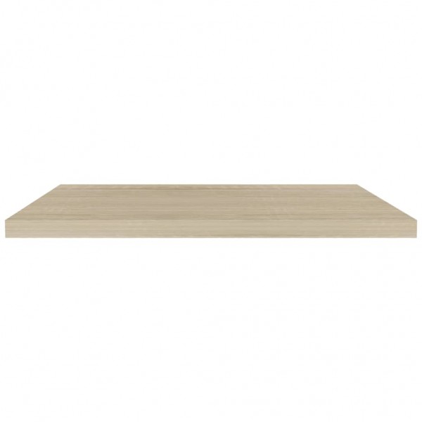 Estante flotante de pared MDF roble 90x23.5x3.8 cm M 4
