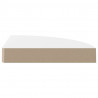 Estante flotante de esquina MDF blanco brillo 25x25x3.8 cm 5
