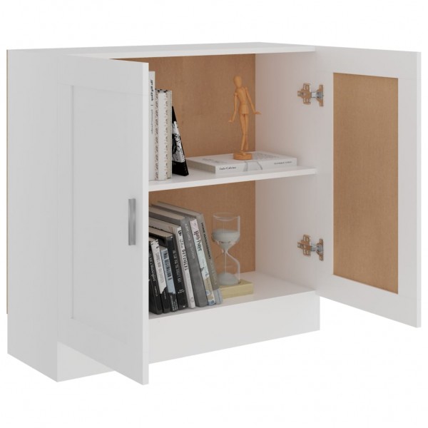 Estantería librería madera contrachapada blanco 82.5x30.5x80 cm M 4