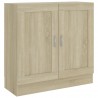 Armario libros madera contrachapada color roble 82.5x30.5x80 cm 2