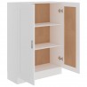 Armario de libros madera contrachapada blanco 82.5x30.5x115 cm 5
