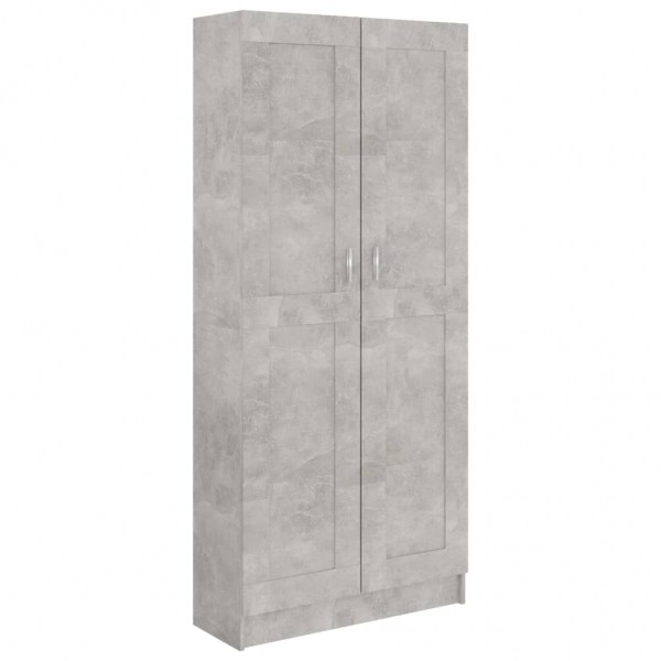 Estante 82.5x30.5x185.5 cm derivados de madeira cinza cimento M 2