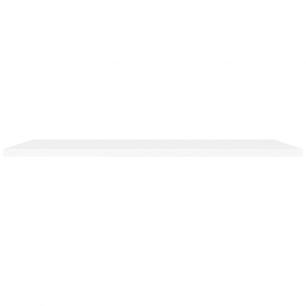 Estante flotante de pared MDF blanco 120x23.5x3.8 cm M 4