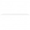 Prateleira de parede suspensa 120x23.5x3.8 cm MDF branco 4