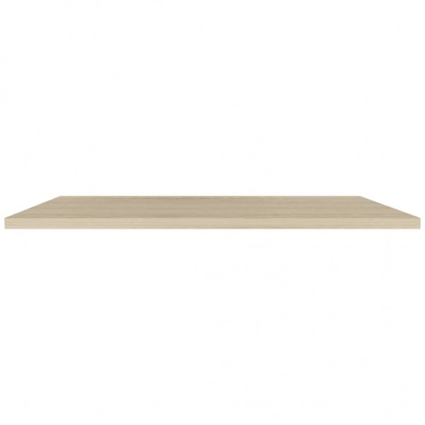 Estantes flotantes pared 2 uds color roble MDF 120x23.5x3.8cm M 5