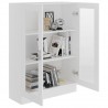 Vitrina de madera contrachapada blanco 82.5x30.5x115 cm 2