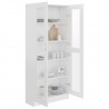 Vitrina de madera contrachapada blanco 82.5x30.5x185.5 cm 4