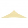 Para-sol estilo vela 160 g/m² 2.5x2.5x3.5 m PEAD bege 3