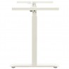 Estrutura mesa ajustável em altura com manivela branco 4