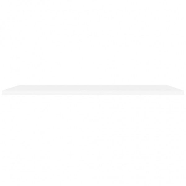 Estante flotante de pared 4 uds MDF blanco 120x23.5x3.8 cm M 5