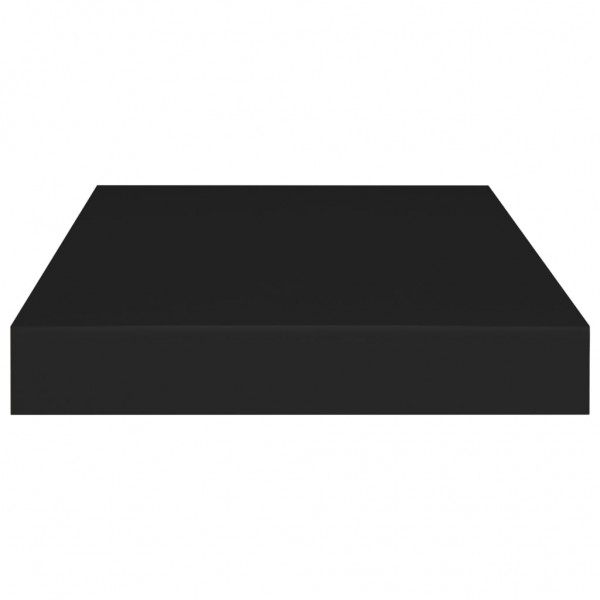 Estante flotante de pared MDF negro 40x23x3.8 cm M 5