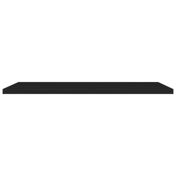 Estantes flotantes de pared 4 uds MDF negro 120x23.5x3.8cm M 5
