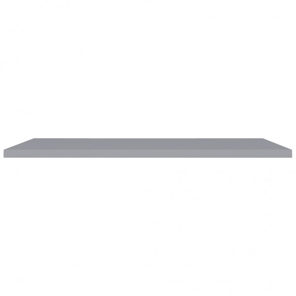 Prateleiras de parede suspensas 4 pcs 120x23.5x3.8cm MDF cinza M 5