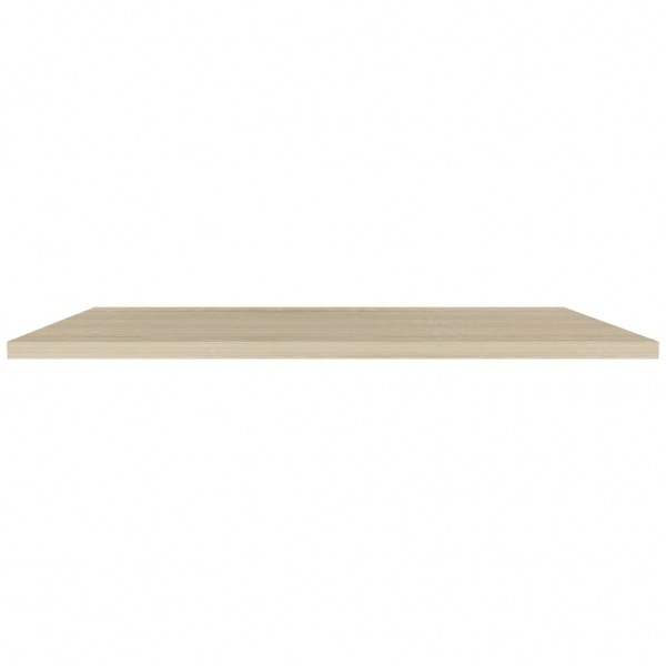 Prateleiras parede suspensas 4 pcs 120x23.5x3.8cm MDF carvalho M 5