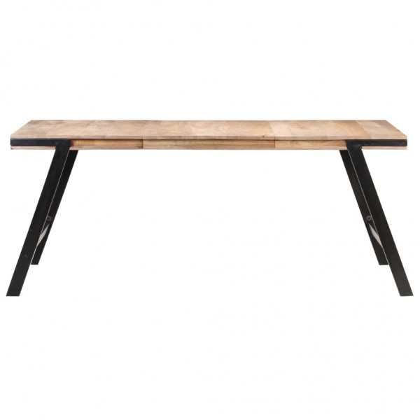 Mesa de comedor de madera maciza de mango 180x90x76 cm M 2