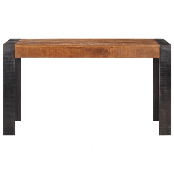 Mesa de comedor madera maciza de mango en bruto 140x70x76 cm M 2