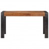 Mesa de comedor madera maciza de mango en bruto 140x70x76 cm 2