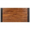 Mesa de comedor madera maciza de mango en bruto 140x70x76 cm 4