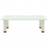 Mueble para TV de vidrio templado 60x35x17 cm 2