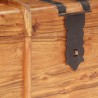 Cofre de almacenamiento madera maciza de acacia 90x40x40 cm 2