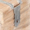 Cofre de almacenamiento madera maciza de acacia 90x40x40 cm 2