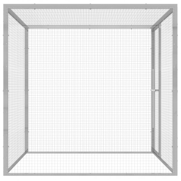Jaula para gatos 1.5x1.5x1.5 m aço galvanizado M 2