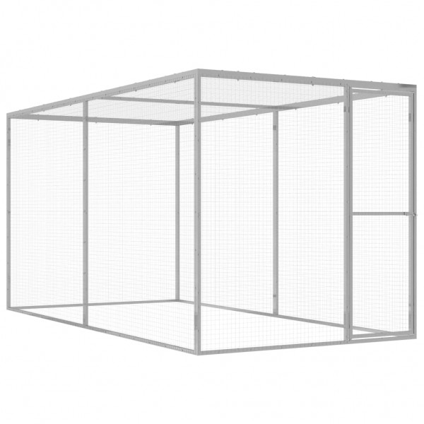 Jaula para gatos acero galvanizado 3x1.5x1.5 m D