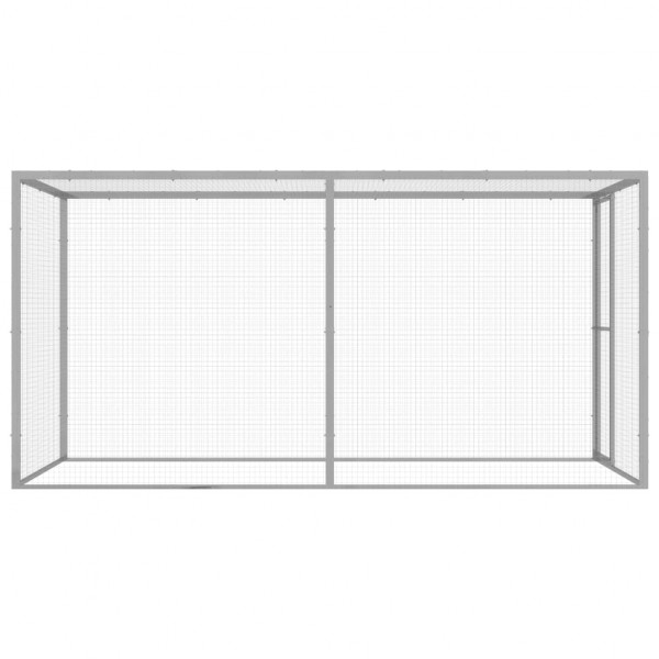 Jaula para gatos acero galvanizado 3x1.5x1.5 m M 3