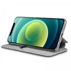 Fundação COOL Flip Cover para iPhone 12 / 12 Pro Desenho Flores H