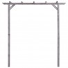 Pérgola de jardim 200x40x205 cm pinho impregnado cinzento 2