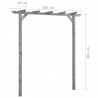 Pérgola de jardim 200x40x205 cm pinho impregnado cinzento 5