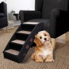 Escadas para cães dobráveis 62x40x49.5 cm preto 5