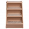 Escadas para cães dobráveis 62x40x49.5 cm castanho 3