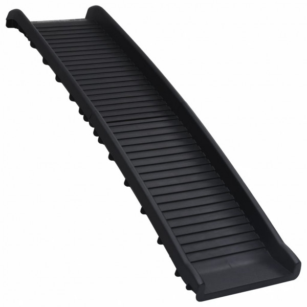 Rampa para perros plegable negra 155.5x40x15.5 cm M 2