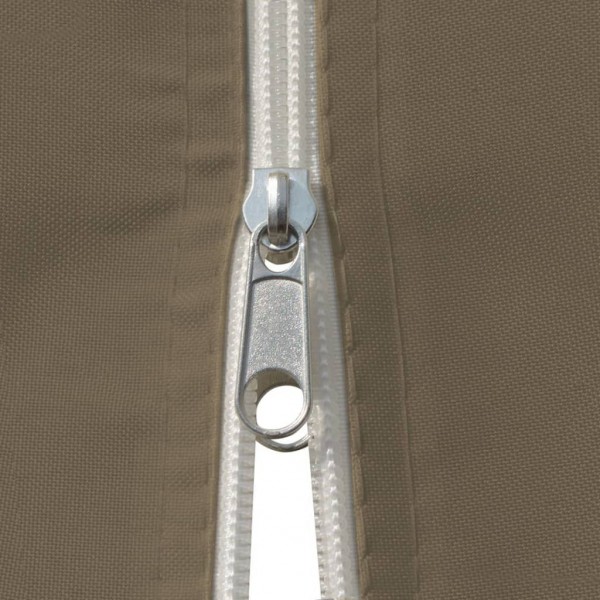 Marquesina de jardín con cortinas gris taupe 4x3 m 180 g/m² M 2