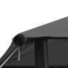 Gazebo 3x3 m 180 g/m² tecido e aço antracite 5