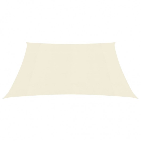 Toldo de vela crema HDPE 160 g/m² 2.5x2.5 m M 3