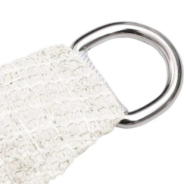 Para-sol estilo vela 160 g/m² 3.5x4.5 m PEAD branco M 4