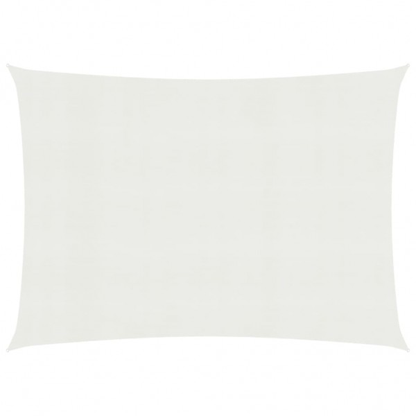 Toldo de vela blanco HDPE 160 g/m² 6x7 m D