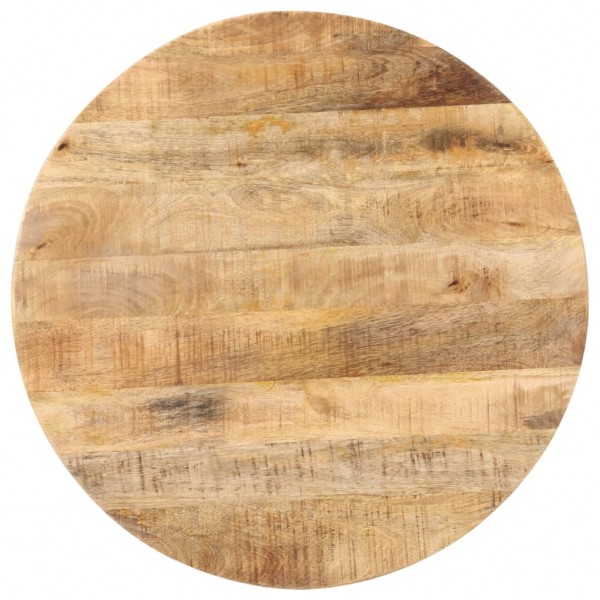Mesa de bistró redonda madera de mango rugosa Ø70x75 cm M 3